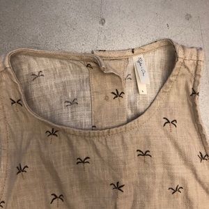 Rylee & Cru linen tank dress size S